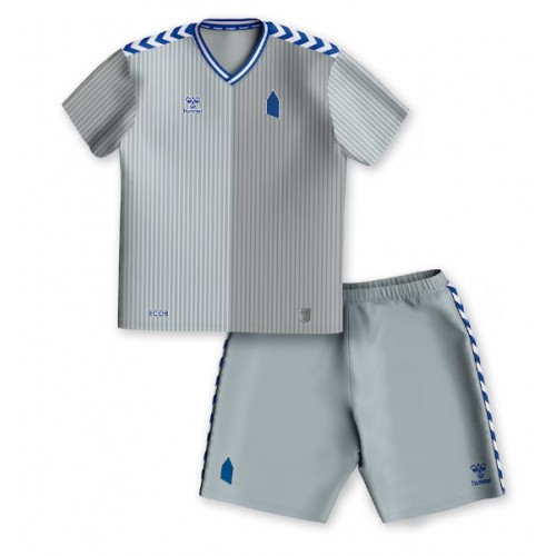Maillot de foot Everton Troisième enfant 2023-24 Manches Courte (+ pantalon court)